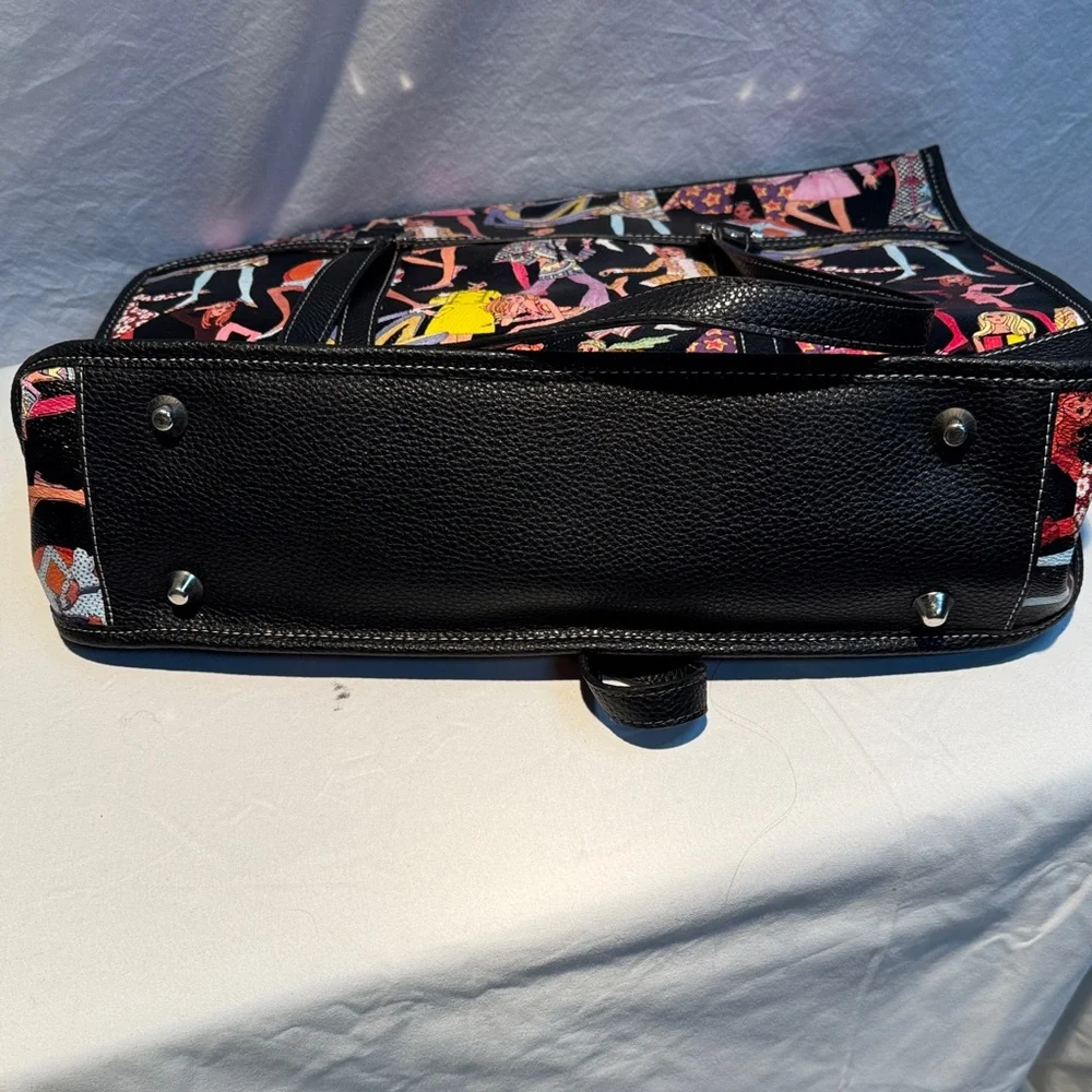 Sydney Love Black and Multicolor Graphic Tote